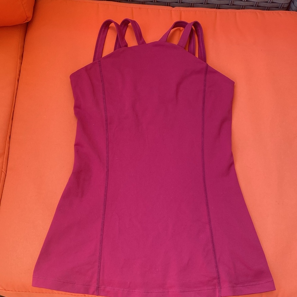 Kira Grace Maroon Active Tank